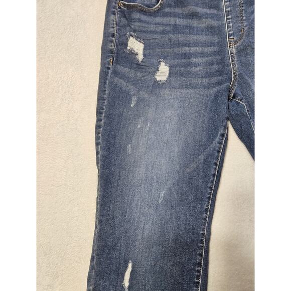 Lane Bryant High Rise distressed Jegging Padel jeans size 18 plus size denim NWT - Picture 3 of 10